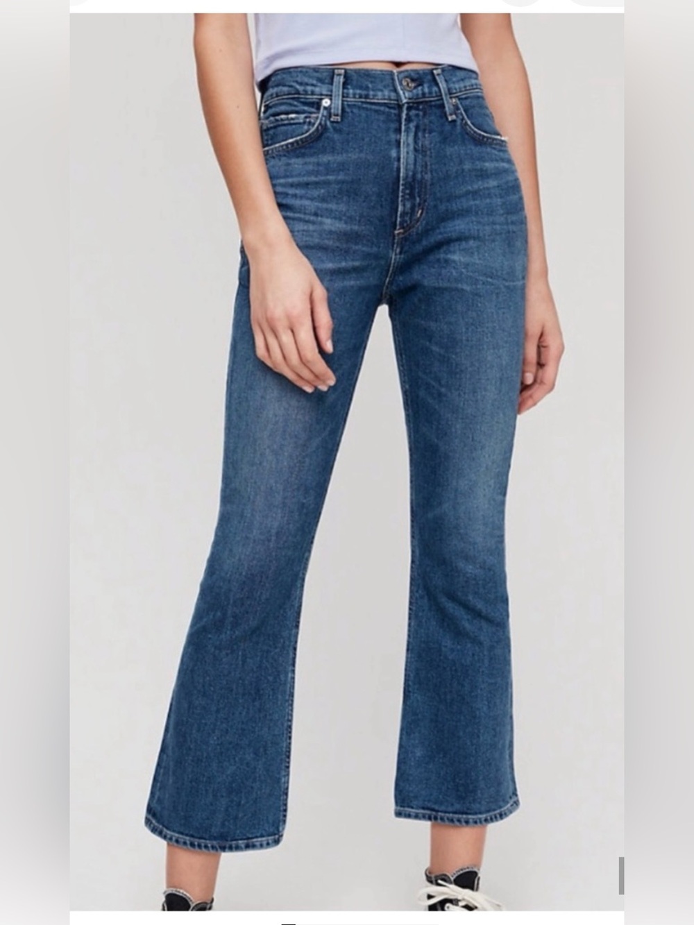 Citizens of Humanity Demy cropped flare, blue denim jeans size 30